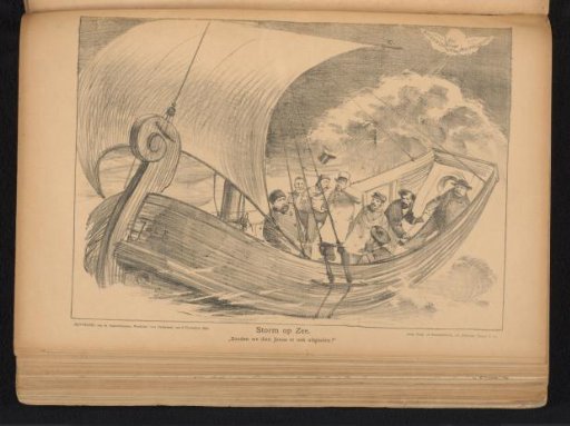 Storm at Sea. "Shall We Throw That Jonas Out Too?"