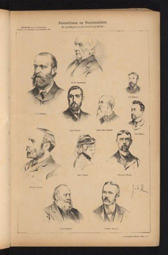 Parnellites and Nationalists. (The Main Figures in the Irish Party Struggle.)