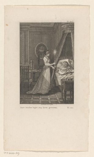 Susanna Bronkhorst at the deathbed of Mrs. Elzevier