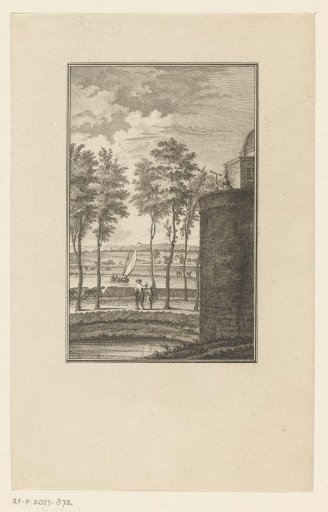 Woman on a tower by the ramparts of Zutphen