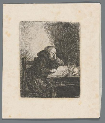 Reading monk