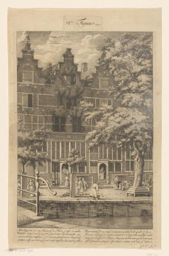 Burnt-out house on the Herengracht, 1683
