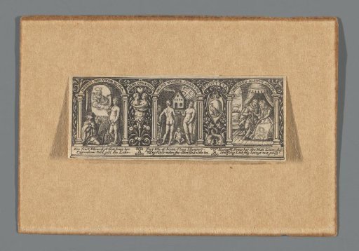 Frieze with three scenes relating to marriage