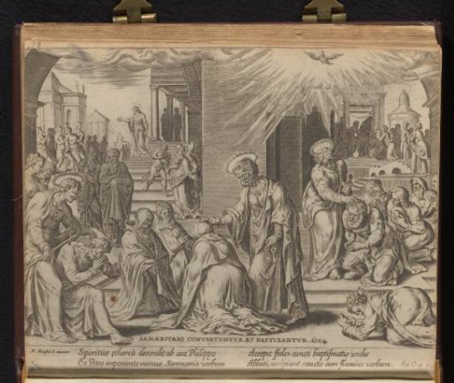 Peter, John, and Philip Blessing Believers in Samaria