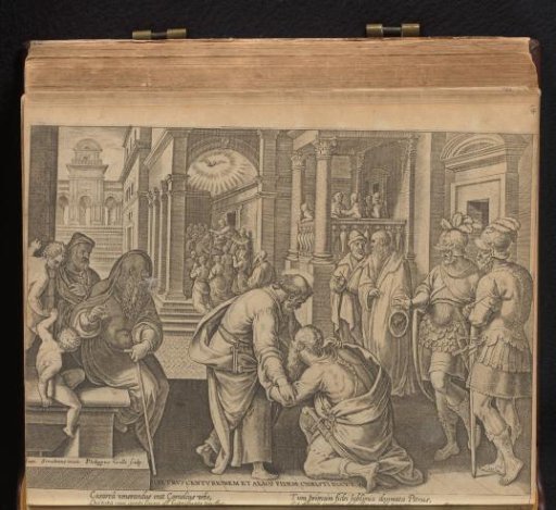 Cornelius Kneeling Before Peter