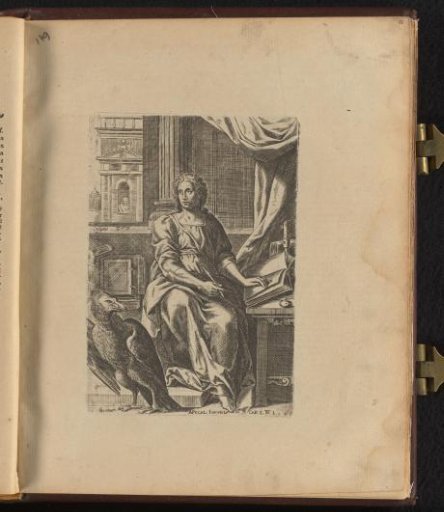 The Apostle John Writing the Gospel
