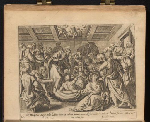 Christ healing a paralyzed man