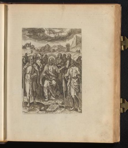 Christ instructing the apostles to renounce their wealth