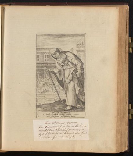 Hunchbacked woman