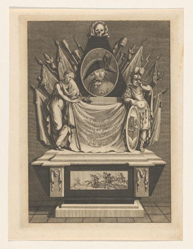 Allegorical tomb monument for Prince Frederick