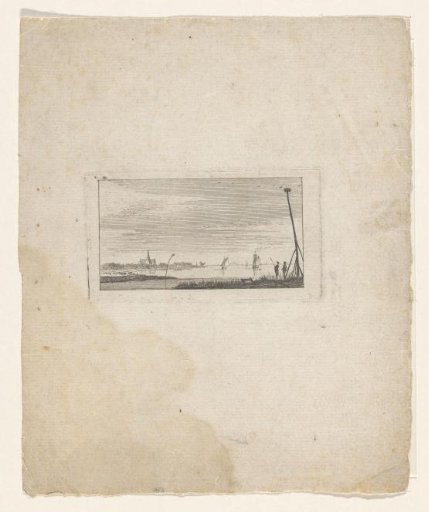 Landscape with the Great Church of Alkmaar in the Background