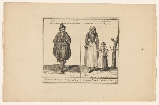 Frisian sailor and farmer's wife
