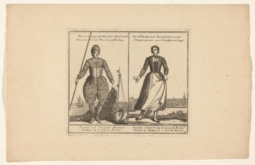A fisherman and his wife from Marken