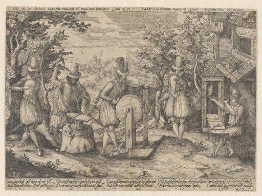 Allegorical Representation of the Misconduct of the Rich and the Integrity of Craftsmen