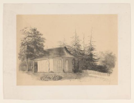Garden house, probably in the vicinity of Haarlem