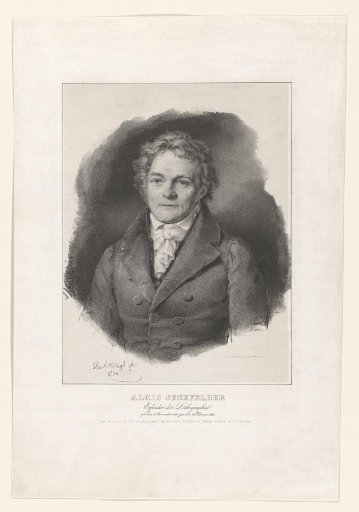 Portrait of Alois Senefelder