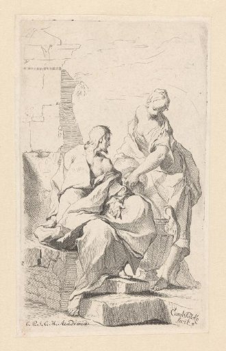 Christ and the Samaritan woman