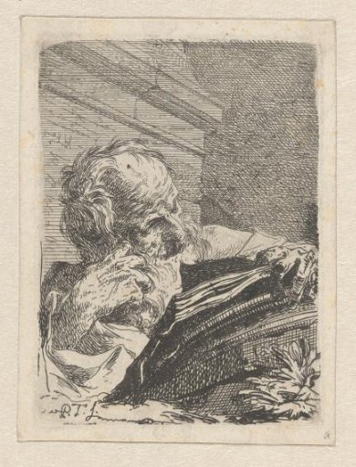Bust of a Reading Philosopher