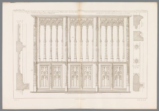 Oak enclosure from the Chapel of the Military Hospital in Bergen