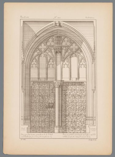South portal of the St. Martin's Basilica in Halle