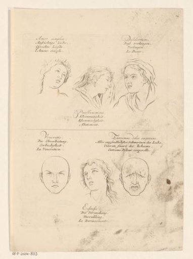 Expressions of love, timidity, longing, reverence, delight and grief