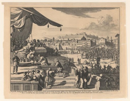 The Jewish King Alexander Jannaeus in Jerusalem