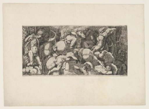 Apollo and Diana slaying the children of Niobe
