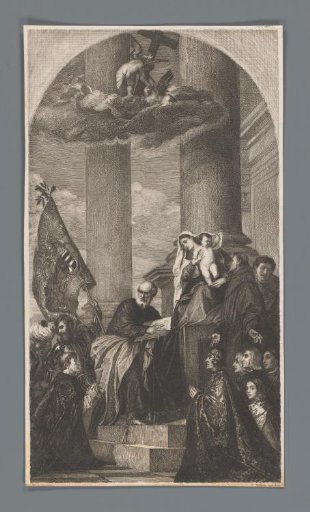 Mary with Saints and Members of the Pesaro Family