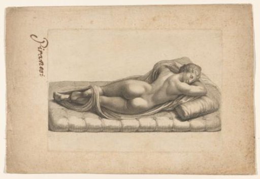 Hermaphroditus, lying to the right