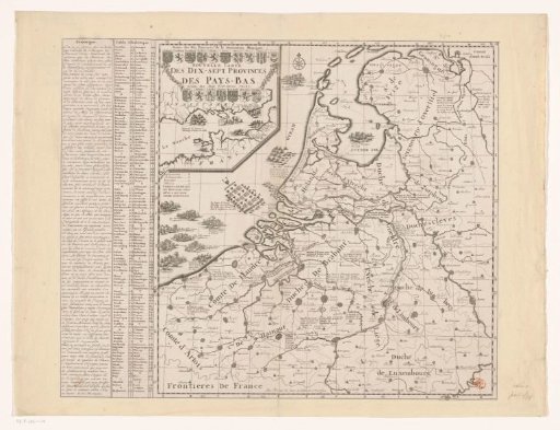 Map of the Seventeen Provinces