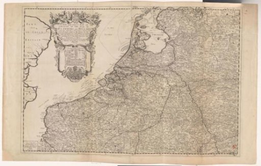 Map of Flanders and Holland