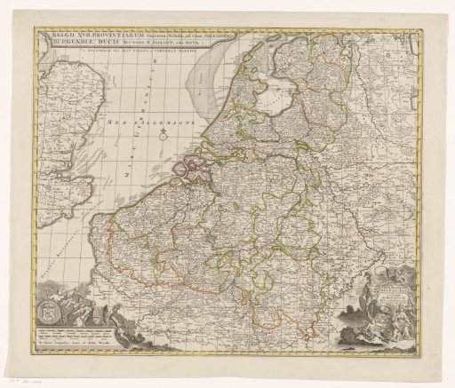 Map of the Seventeen Provinces