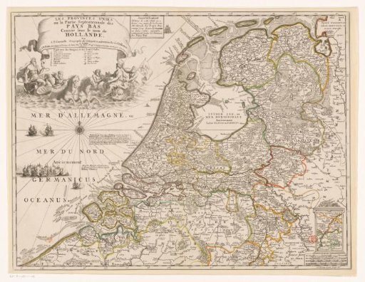 Map of the Republic of the Seven United Netherlands