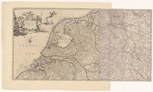 Map of the Republic of the Seven United Netherlands and part of the Holy Roman Empire
