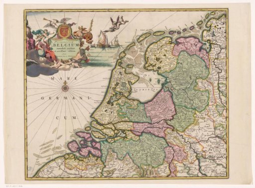 Map of the Republic of the Seven United Netherlands and part of the Holy Roman Empire