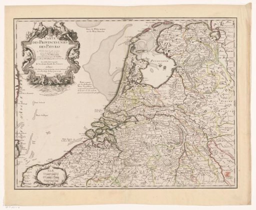 Map of the Republic of the Seven United Netherlands
