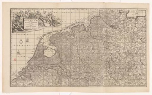 Map of the Republic of the Seven United Netherlands and part of the Holy Roman Empire