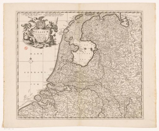 Map of the Republic of the Seven United Netherlands