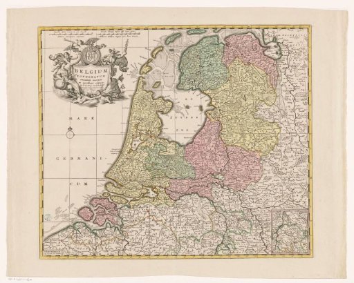 Map of the Republic of the Seven United Netherlands