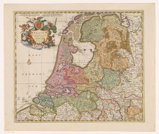 Map of the Republic of the Seven United Netherlands