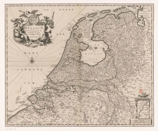 Map of the Republic of the Seven United Netherlands
