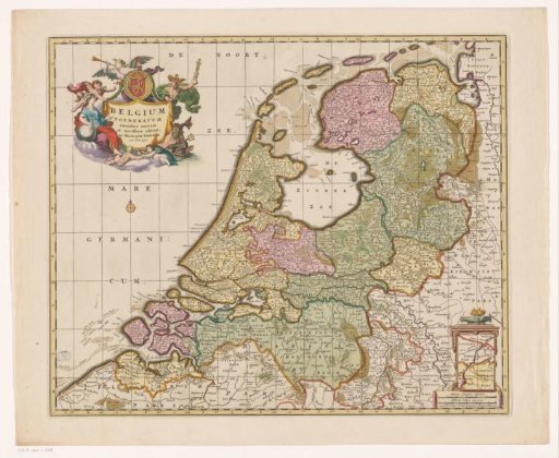Map of the Republic of the Seven United Netherlands