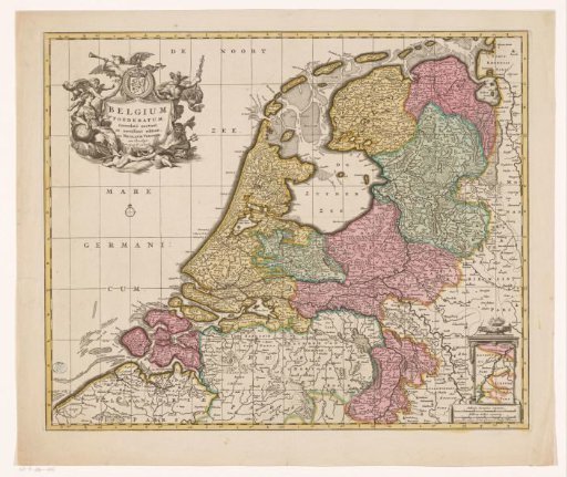Map of the Republic of the Seven United Netherlands