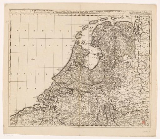 Map of the Republic of the Seven United Netherlands