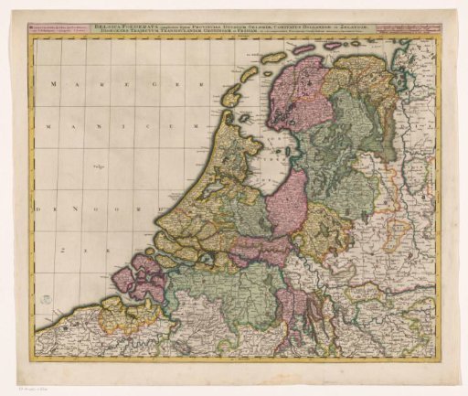 Map of the Republic of the Seven United Netherlands