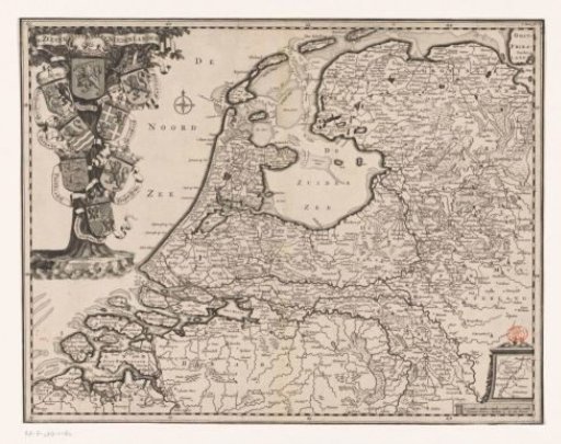 Map of the Republic of the Seven United Netherlands