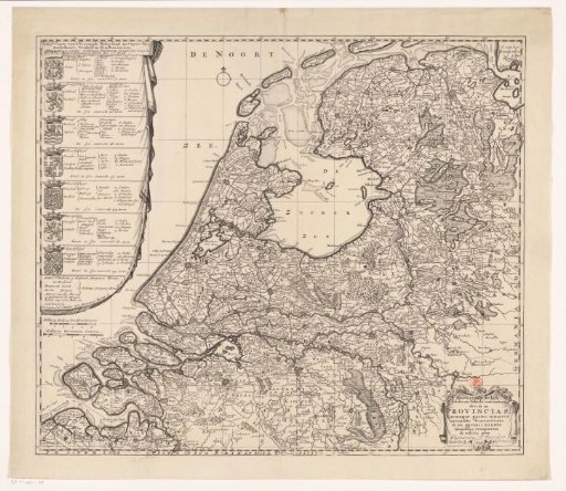 Map of the Republic of the Seven United Netherlands