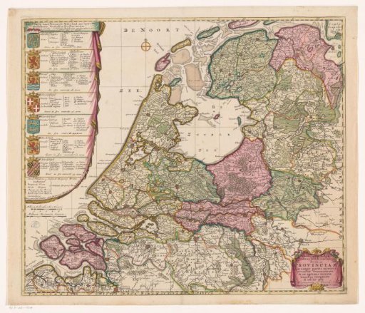 Map of the Republic of the Seven United Netherlands