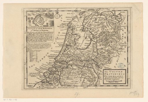 Map of the Republic of the Seven United Netherlands