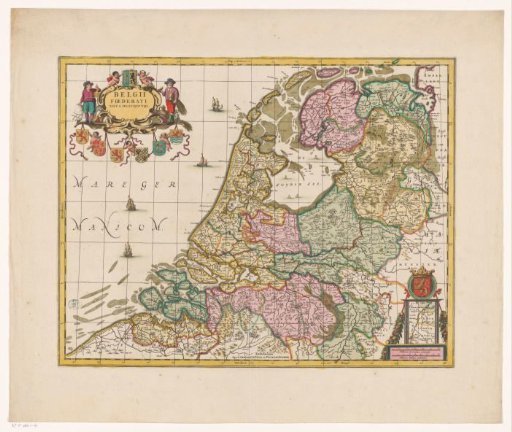 Map of the Republic of the Seven United Netherlands
